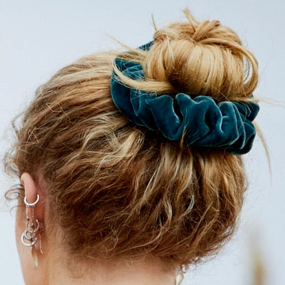 Silk velvet statement scrunchie